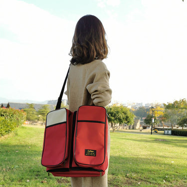 MommyEase™ | Comodidad todo en uno para viajar - Bolso de pañales de lujo con moisés de viaje